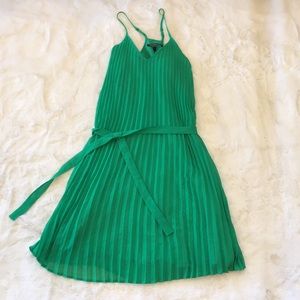 VS Green Pleated Dress